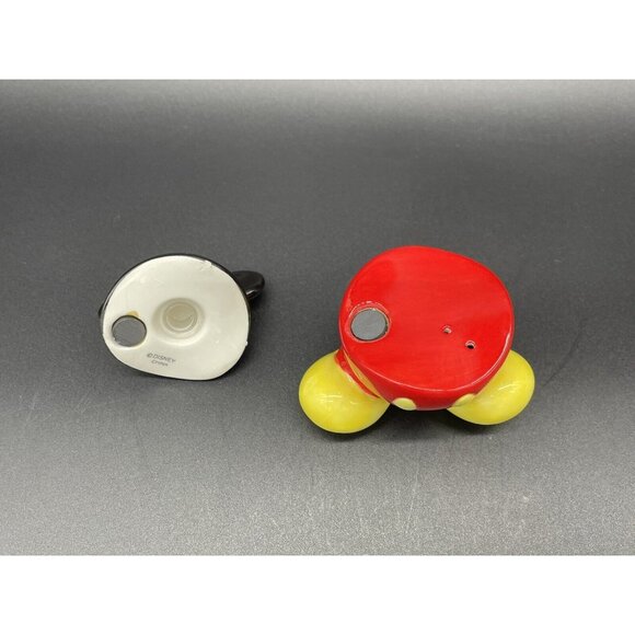 Mickey Mouse Salt Pepper Shakers Magnetic Disney Theme Park Exclusive Ears Pants - Picture 5 of 10